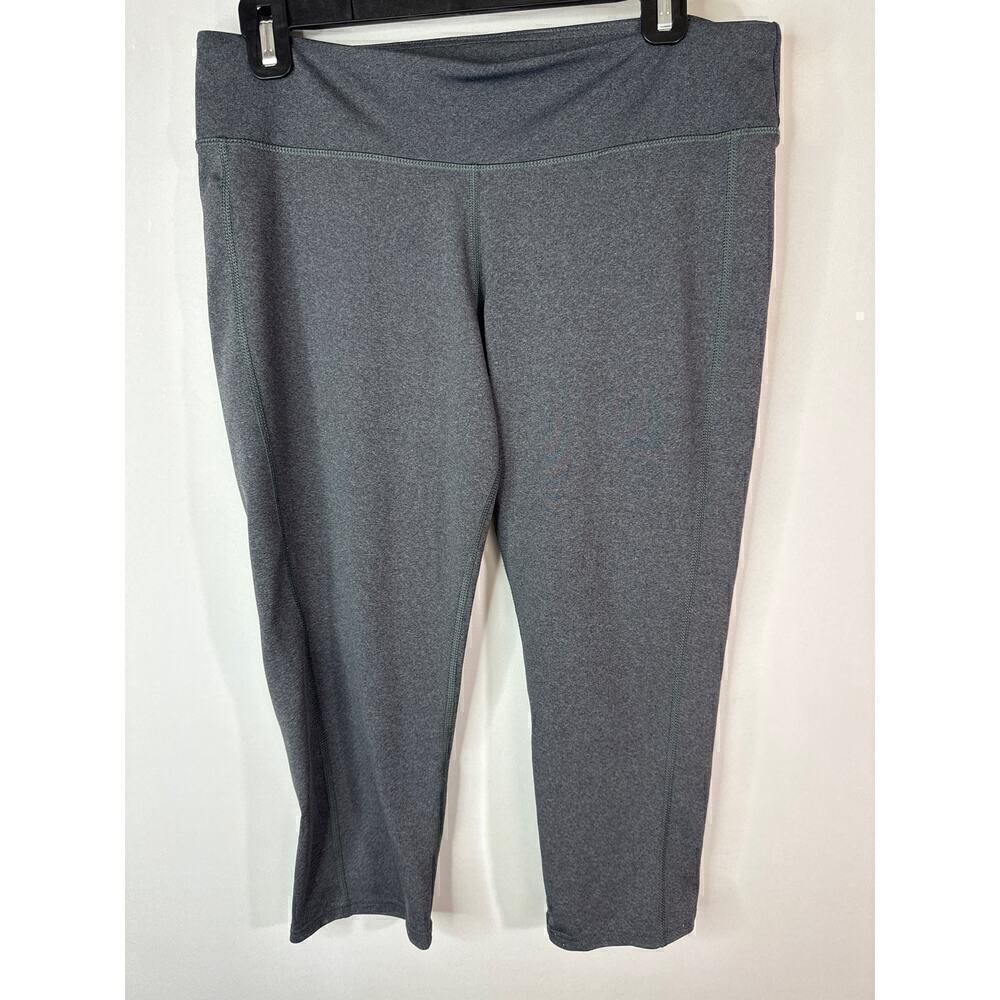 Columbia Women's Dark Grey Outdoor Activewear‎ Capri Leggings MEDIUM